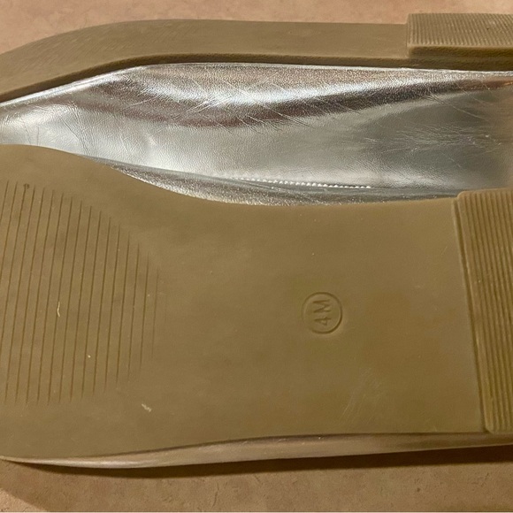 Metallic Silver Loafers - Picture 7 of 8